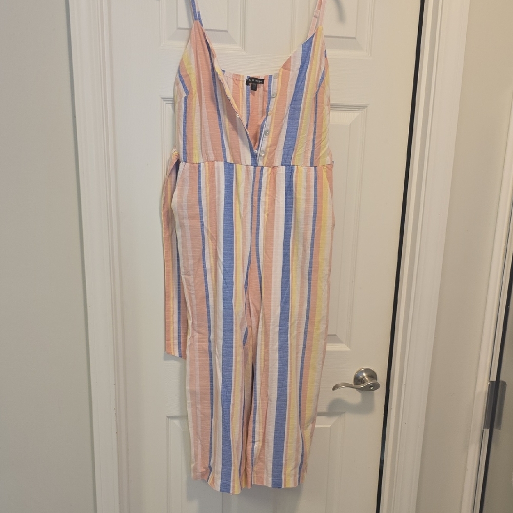 Wish Multicolor Striped Jumpsuit